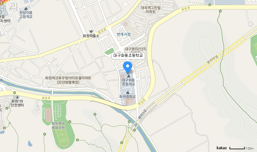 학교 찾아오시는 길 지도